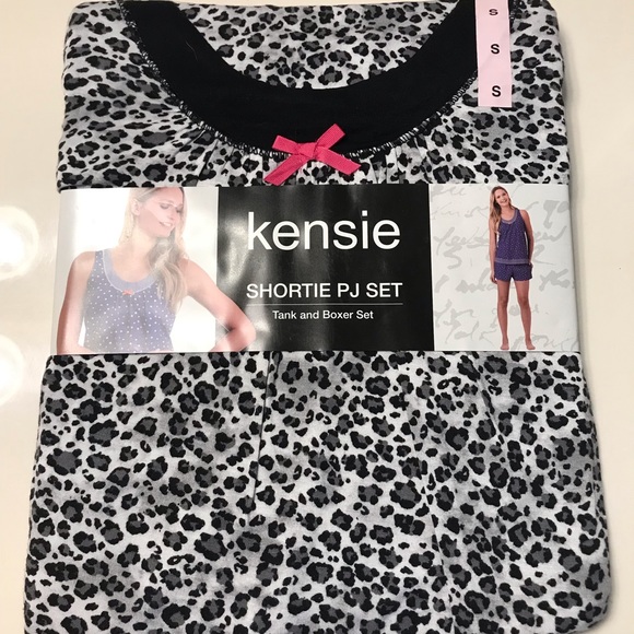 🆕 Kensie Small (6-8) Tank & Boxer PJ Set - Picture 2 of 5